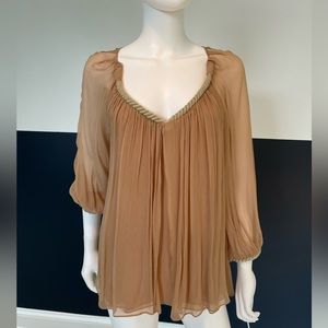 Boho brown tunic